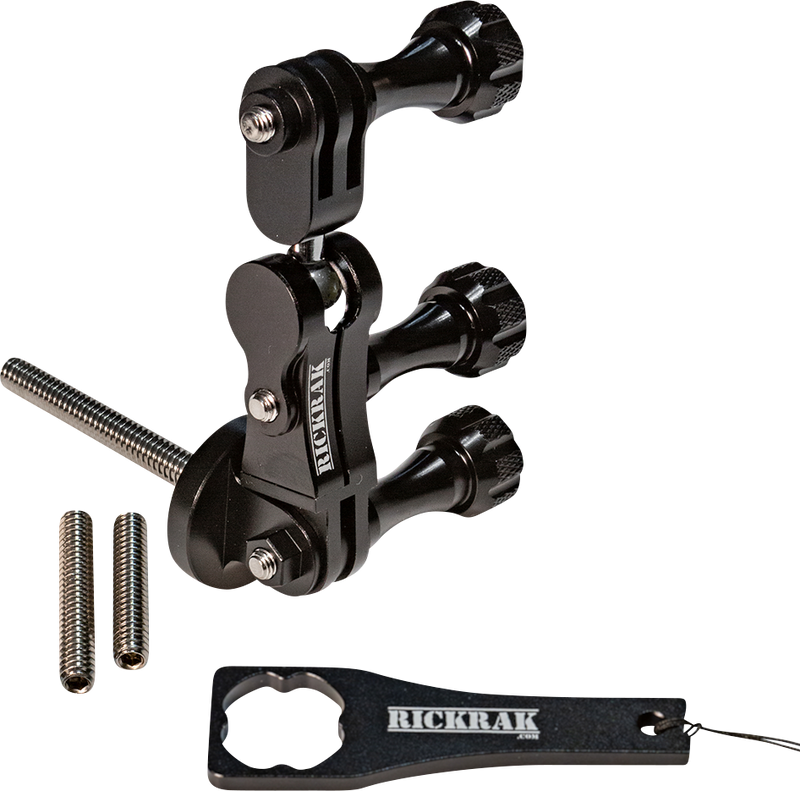 RICKRAK Mount - GoPro - 360 - Road Glide Fairing - '98-'22 FL - GPMRG-1-1 - PartsOutlet.com.au