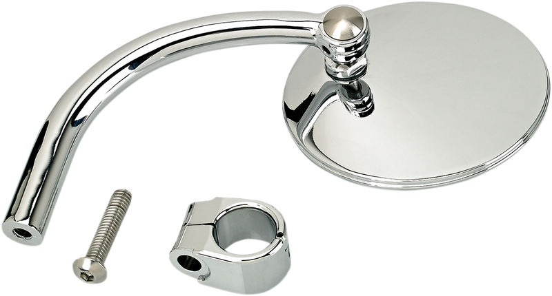 BILTWELL Clamp-On Utility Mirror - Round - Chrome 6503-578-531 - PartsOutlet.com.au