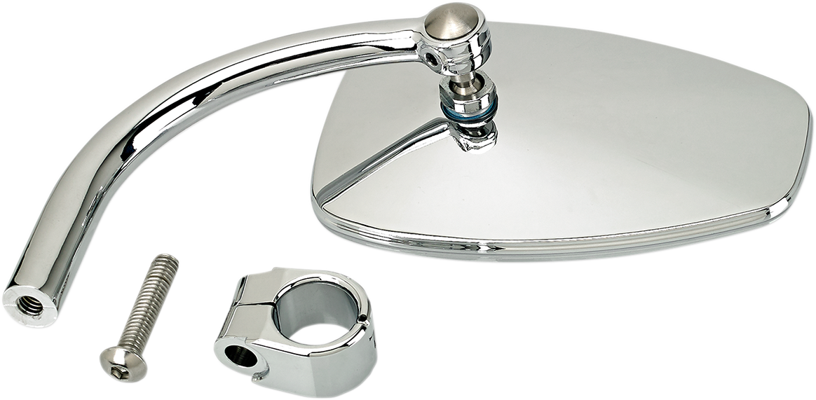 BILTWELL Clamp-On Utility Mirror - Tear Drop - Chrome 6504-578-531