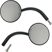 BILTWELL Mirror - Round - Black - Pair - 6503-400-132 - PartsOutlet.com.au