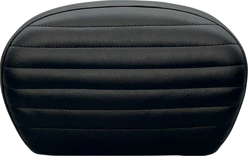 LE PERA Sissy Bar Pad - Pleated - Dull Black L-SBP01PT-DULL - PartsOutlet.com.au