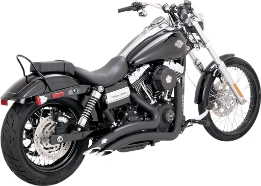 VANCE & HINES Big Radius PCX Exhaust System - '10-'17 Dyna - Black 43371 - PartsOutlet.com.au