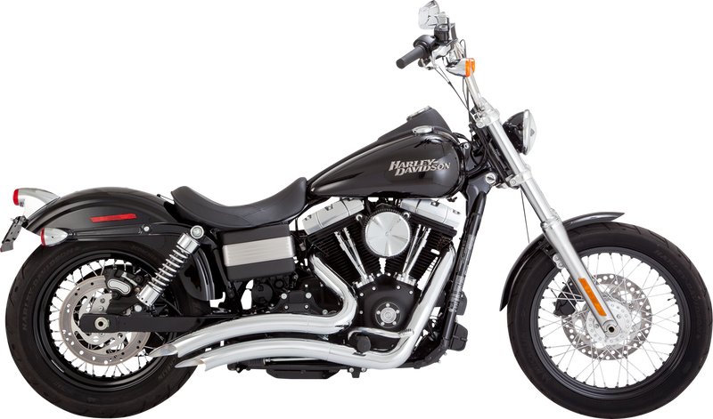 VANCE & HINES Big Radius PCX Exhaust System - '10- '17 Dyna - Chrome 23371 - PartsOutlet.com.au