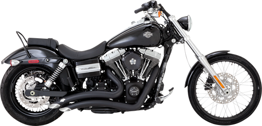 VANCE & HINES Big Radius PCX Exhaust System - '10-'17 Dyna - Black 43371 - PartsOutlet.com.au