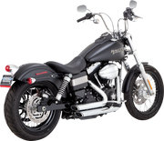 VANCE & HINES Shortshots Staggered Exhaust System - Chrome - '12-'17 FXD - 17327 - PartsOutlet.com.au