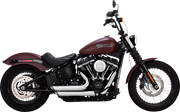 VANCE & HINES Shortshots Staggered Exhaust System - Chrome - '18-'23 Softail - 17333 - PartsOutlet.com.au