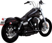 VANCE & HINES Shortshots Staggered Exhaust System - Matte Black - '12-'17 FXD - 47327 - PartsOutlet.com.au