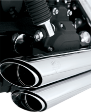 VANCE & HINES Shortshots Staggered Exhaust System - Chrome - '06-'09 FXD - 17317 - PartsOutlet.com.au