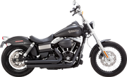 VANCE & HINES Big Shots Staggered Exhaust System - Black - '10-'17 FXD - 47338 - PartsOutlet.com.au