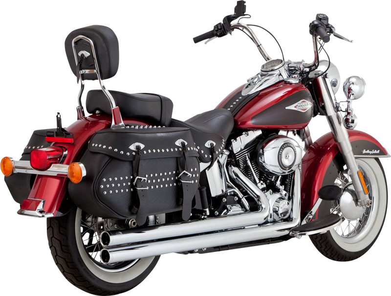 VANCE & HINES Big Shots Long Exhaust System - Chrome - '86-'17 FL - 17323 - PartsOutlet.com.au
