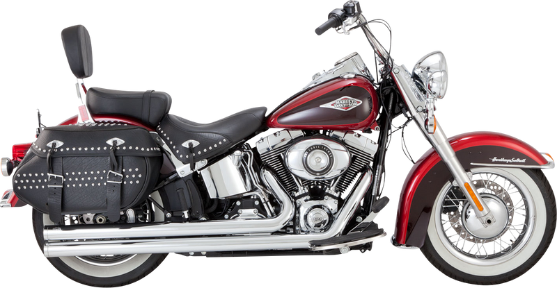 VANCE & HINES Big Shots Long Exhaust System - Chrome - '86-'17 FL - 17323 - PartsOutlet.com.au