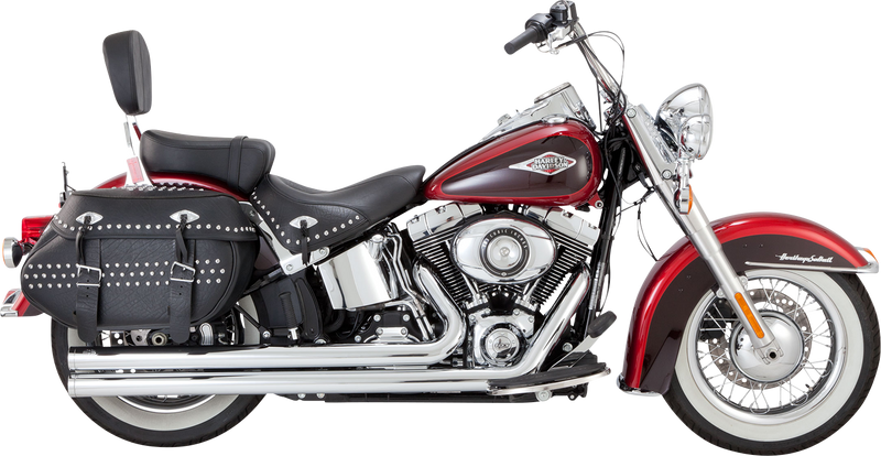 VANCE & HINES Big Shots Long Exhaust System - Chrome - '86-'17 FL - 17323 - PartsOutlet.com.au