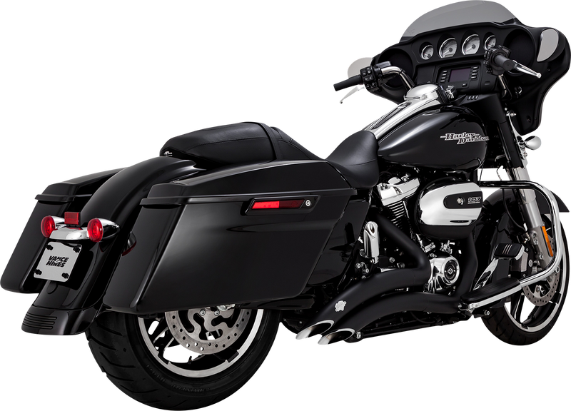 VANCE & HINES Big Radius Exhaust System - Black - '17-'23 FL - 46373 - PartsOutlet.com.au