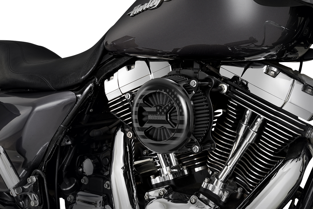 VANCE & HINES VO2 America Air Cleaner - Black - Harley-Davidson 1999-2017 - 42341FG - PartsOutlet.com.au