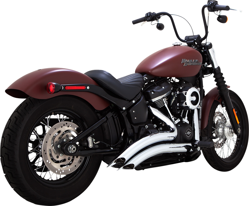 VANCE & HINES Big Radius Exhaust System - Chrome - '18-'23 Softail - 26377 - PartsOutlet.com.au