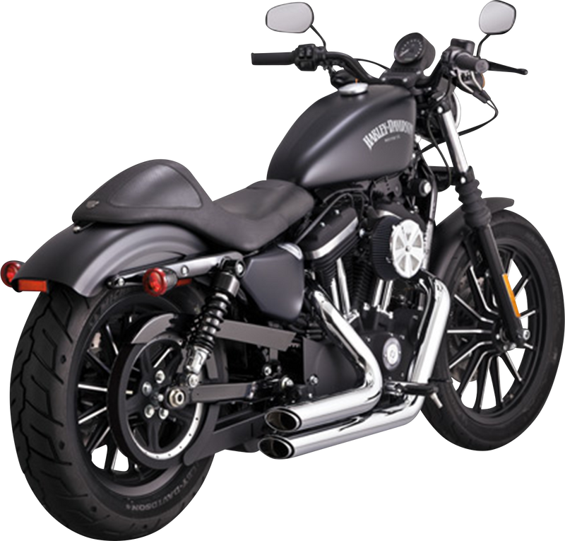 VANCE & HINES Shortshots Staggered PCX Exhaust System - '14-21 Sportster XL -Chrome 17329 - PartsOutlet.com.au