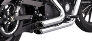 VANCE & HINES Shortshots Staggered PCX Exhaust System - '14-21 Sportster XL -Chrome 17329 - PartsOutlet.com.au
