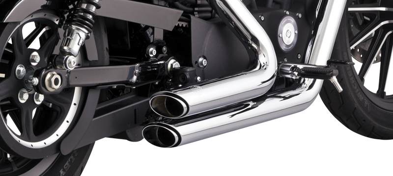 VANCE & HINES Shortshots Staggered PCX Exhaust System - '14-21 Sportster XL -Chrome 17329 - PartsOutlet.com.au