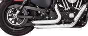 VANCE & HINES Shortshots Staggered PCX Exhaust System - '14-21 Sportster XL -Chrome 17329 - PartsOutlet.com.au