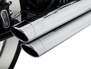 VANCE & HINES Big Shots Staggered Exhaust System - 18+ Softail (Exc - FXDR/FXBR/FLFB) - Chrome 17341 - PartsOutlet.com.au