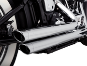 VANCE & HINES Big Shots Staggered Exhaust System - 18+ Softail (Exc - FXDR/FXBR/FLFB) - Chrome 17341 - PartsOutlet.com.au