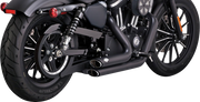 VANCE & HINES Shortshots Staggered PCX Exhaust System - '14-'21 Sportster XL - Black 47329 - PartsOutlet.com.au
