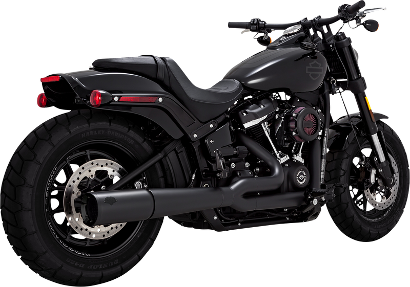 VANCE & HINES Pro Pipe Exhaust System - Black - '18-'23 Softail - 47387 - PartsOutlet.com.au