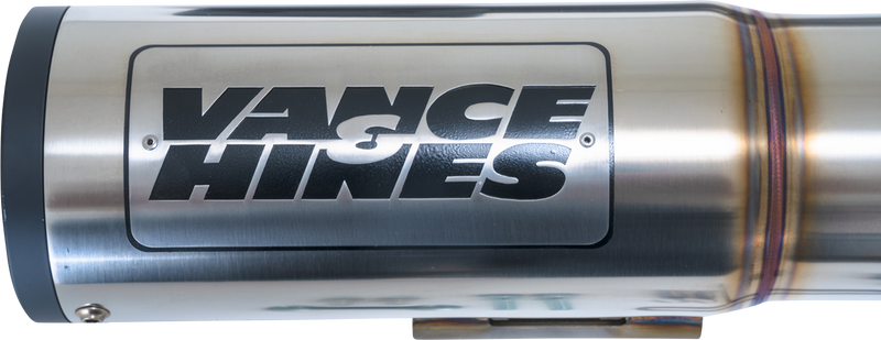 VANCE & HINES Hi-Output RR Exhaust System - Brushed - '17-'23 FL - 27321 - PartsOutlet.com.au