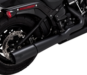 VANCE & HINES Pro Pipe Exhaust System - Black - '18-'23 Softail - 47387 - PartsOutlet.com.au