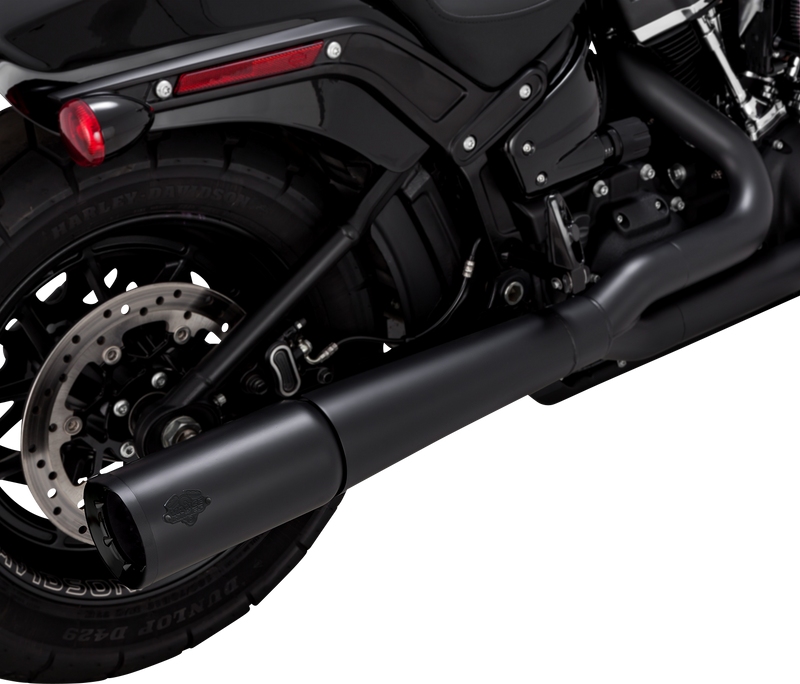 VANCE & HINES Pro Pipe Exhaust System - Black - '18-'23 Softail - 47387 - PartsOutlet.com.au