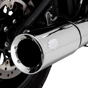 VANCE & HINES Pro Pipe Exhaust System - Chrome - '18-'23 Softail - 17387 - PartsOutlet.com.au