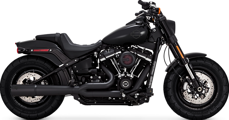 VANCE & HINES Pro Pipe Exhaust System - Black - '18-'23 Softail - 47387 - PartsOutlet.com.au