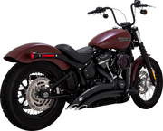 VANCE & HINES Big Radius Exhaust System - Black - '18-'23 Softail - 46377 - PartsOutlet.com.au