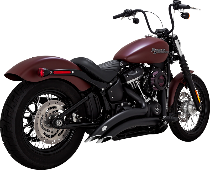 VANCE & HINES Big Radius Exhaust System - Black - '18-'23 Softail - 46377 - PartsOutlet.com.au