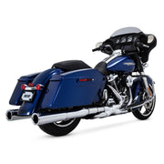VANCE & HINES Power Duals Head Pipe - 2017+ M8 Touring Models - Chrome 16371 - PartsOutlet.com.au