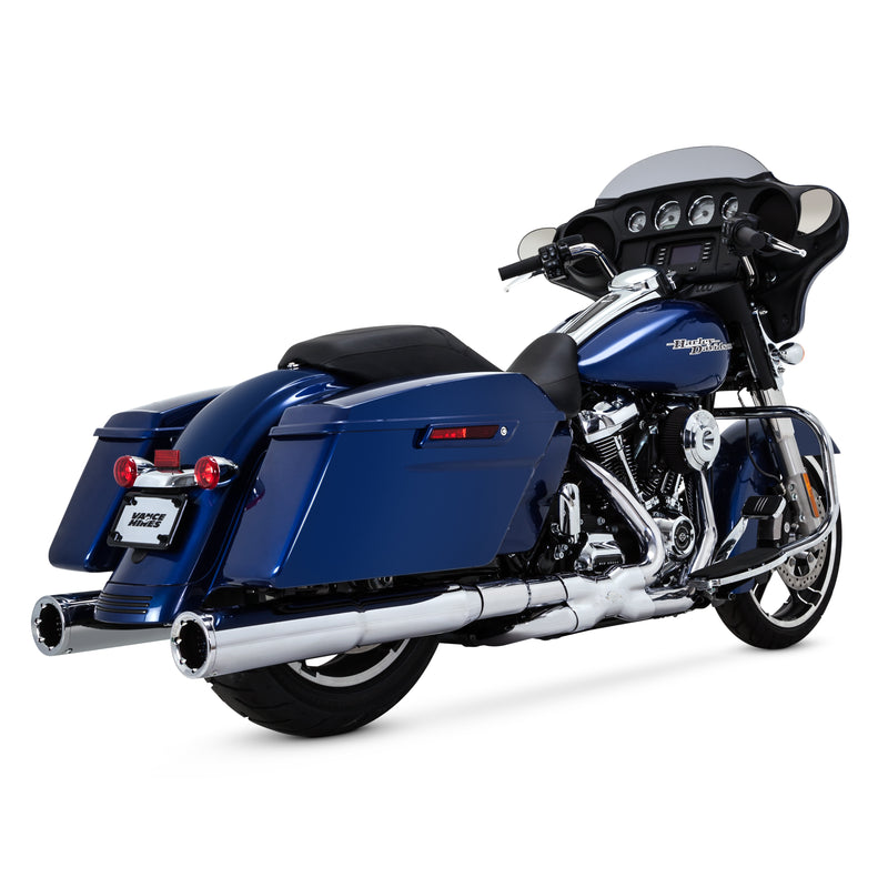 VANCE & HINES Power Duals Head Pipe - 2017+ M8 Touring Models - Chrome 16371 - PartsOutlet.com.au