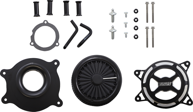 VANCE & HINES VO2 X Air Intake - Black Contrast - Harley-Davidson 2017-2023 - 42345 - PartsOutlet.com.au