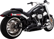 VANCE & HINES Big Radius Exhaust System - 2018+ Fat Boy & Breakout - Black 46375 - PartsOutlet.com.au