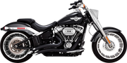 VANCE & HINES Big Radius Exhaust System - 2018+ Fat Boy & Breakout - Black 46375 - PartsOutlet.com.au