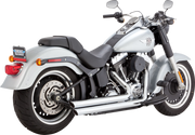 VANCE & HINES Big Shots Staggered Exhaust System - Chrome - '10-'17 FL - 17339 - PartsOutlet.com.au
