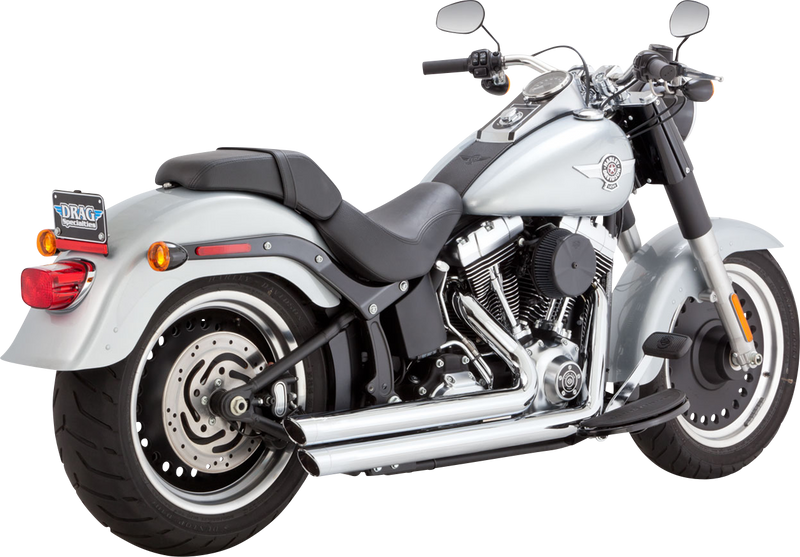 VANCE & HINES Big Shots Staggered Exhaust System - Chrome - '10-'17 FL - 17339 - PartsOutlet.com.au