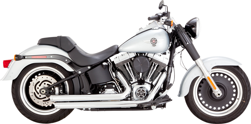 VANCE & HINES Big Shots Staggered Exhaust System - Chrome - '10-'17 FL - 17339 - PartsOutlet.com.au