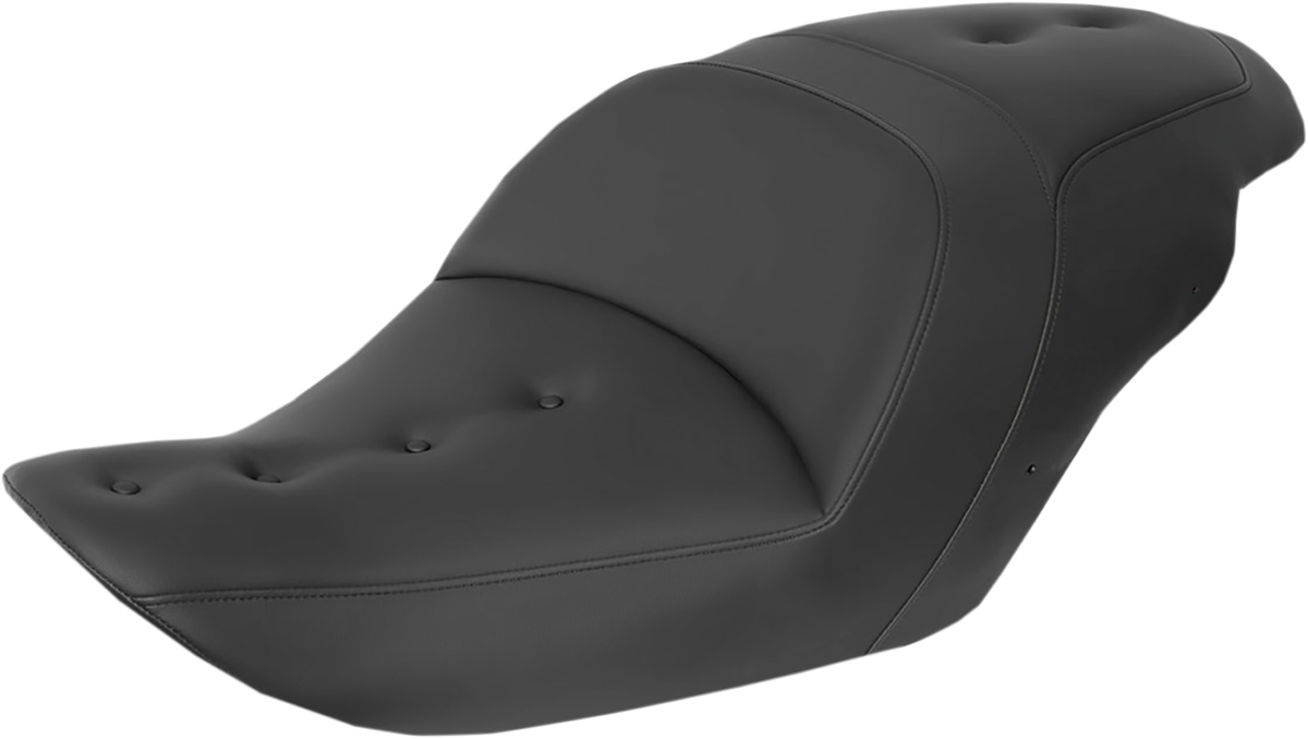 SADDLEMEN Roadsofa Pillow Top Seat - Without Backrest - Honda GL1800 '14-'19 - Black - H23-20-181 - PartsOutlet.com.au