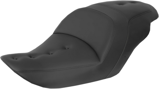 SADDLEMEN Roadsofa Pillow Top Seat - Without Backrest - Honda GL1800 '14-'19 - Black - H23-20-181 - PartsOutlet.com.au