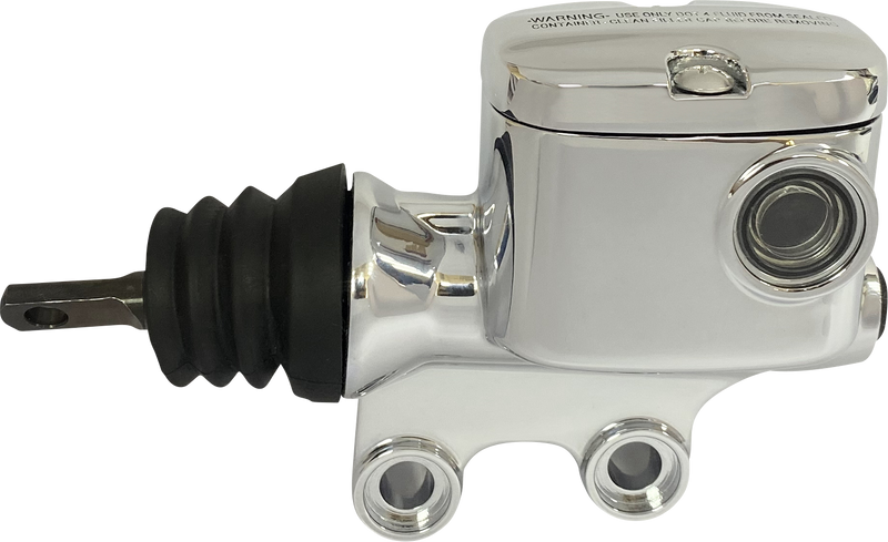 DRAG SPECIALTIES Master Cylinder - Rear - Harley-Davidson 2008-2023 - Chrome B17-0648 - PartsOutlet.com.au