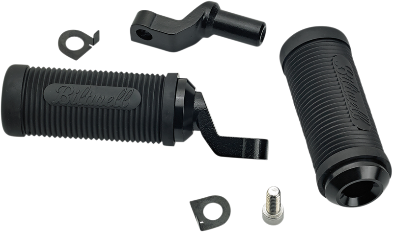 BILTWELL Norman Step Foot Pegs - Black 7004-204-02 - PartsOutlet.com.au