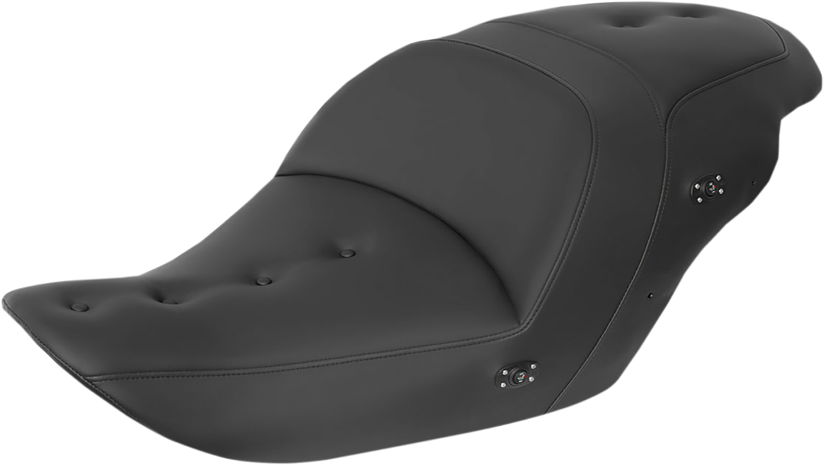 SADDLEMEN Heated Roadsofa Pillow Top Seat - Honda '14-'19 - Without Backrest - Black H23-20-181HCT - PartsOutlet.com.au