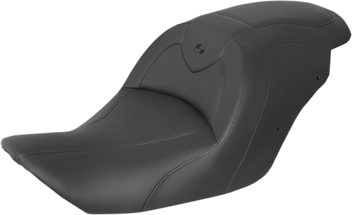 SADDLEMEN RoadSofa Seat - without Backrest - Black w/ Black Stitching - Honda GL1800 '14-'19 - H23-20-187 - PartsOutlet.com.au