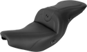 SADDLEMEN Seat - RoadSofa - Without Backrest - Black W/Black Stitching - Heated - Indian '14-'23 - I14-07-187HCT - PartsOutlet.com.au