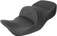 SADDLEMEN RoadSofa Seat - without Backrest - Black w/ Black Stitching - Honda GL1800 '01-'10 - H01-07-187 - PartsOutlet.com.au